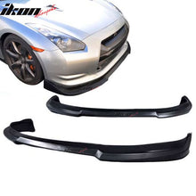 Load image into Gallery viewer, 2009-2011 Nissan GT-R S Style Black Front Bumper Lip Chin Spoiler PU