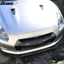 Load image into Gallery viewer, 2009-2011 Nissan GT-R S Style Black Front Bumper Lip Chin Spoiler PU
