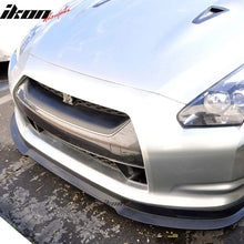 Load image into Gallery viewer, 2009-2011 Nissan GT-R S Style Black Front Bumper Lip Chin Spoiler PU