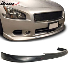 Load image into Gallery viewer, 2009-2015 Nissan Maxima MDP Style Unpainted Black Front Bumper Lip PU