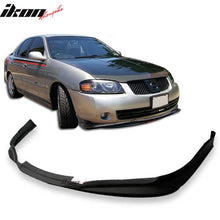 Load image into Gallery viewer, 2002-2003 Nissan Sentra B15 SER JDM style Black Front Bumper Lip PU