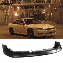Load image into Gallery viewer, 1997-1998 Nissan 240SX GR Style Unpainted Black Front Bumper Lip PU