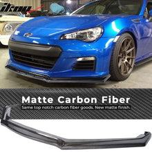 Load image into Gallery viewer, 2013-2016 Subaru BRZ CS2 Style Front Bumper Lip Spoiler Carbon Fiber