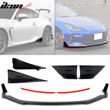 Load image into Gallery viewer, 2022-2025 Subaru BRZ STI Style Red Front Lip Cover Side Strake ABS