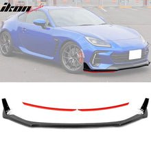 Load image into Gallery viewer, 2022-2025 Subaru BRZ STI Style Black Front Lip Red EPDM Lip Cover ABS