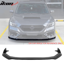 Load image into Gallery viewer, 2022-2025 Subaru WRX 5th D Style Matte Black 3PCS Front Bumper Lip ABS