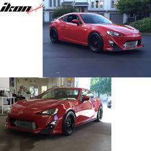 Load image into Gallery viewer, 2013-2016 Scion FR-S RS Style Unpainted Black Front Bumper Lip PU