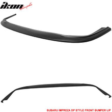 Load image into Gallery viewer, 2002-2003 Subaru Impreza DP Style Unpainted Black Front Bumper Lip PU