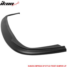 Load image into Gallery viewer, 2002-2003 Subaru Impreza DP Style Unpainted Black Front Bumper Lip PU
