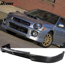 Load image into Gallery viewer, 2002-2003 Subaru Impreza V3 Style Unpainted Black Front Bumper Lip PU