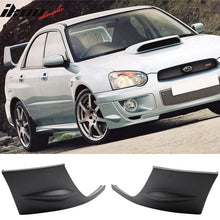 Load image into Gallery viewer, 2004-2005 Subaru Impreza WRX STI Style Front Bumper Lip PU Side Cover