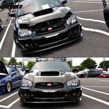 Load image into Gallery viewer, 2004-2005 Subaru Impreza WRX DS Unpainted Black Front Bumper Lip PU