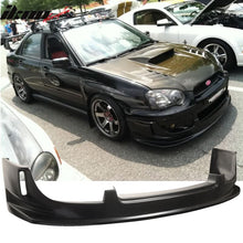 Load image into Gallery viewer, 2004-2005 Subaru Impreza WRX DS Unpainted Black Front Bumper Lip PU