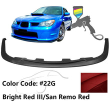 Load image into Gallery viewer, 2006-2007 Subaru Impreza WRX STI Style Front Bumper Lip Chin PP