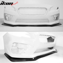 Load image into Gallery viewer, 2015-2017 Subaru WRX STI IKON V6 Style Unpainted Front Bumper Lip PU