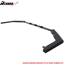 Load image into Gallery viewer, 2015-2017 Subaru WRX STI MP MPX Painted Front Bumper Lip ABS