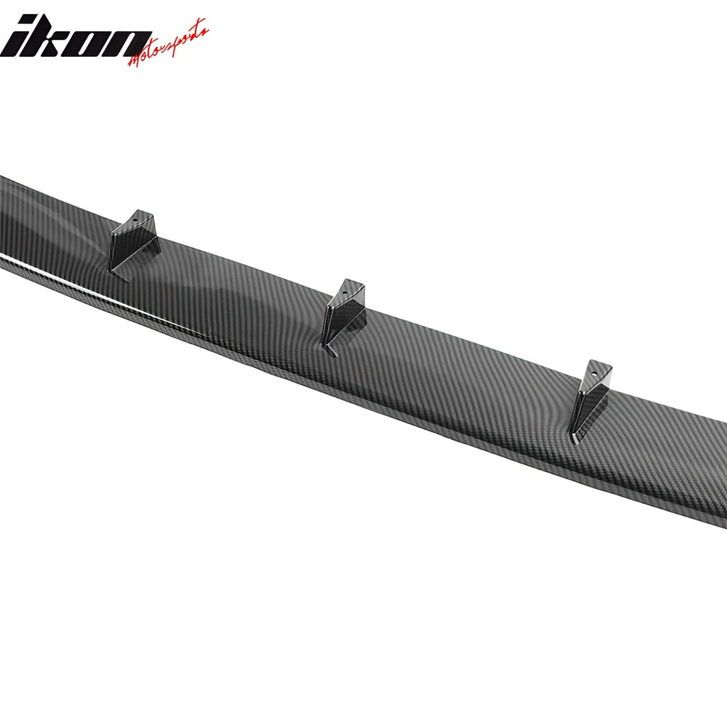 2015-2017 Subaru WRX STI MPX Carbon Fiber Print Front Bumper Lip PP