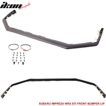 Load image into Gallery viewer, 2015-2017 Subaru WRX STI Carbon Paint Front Bumper Lip Spoiler ABS
