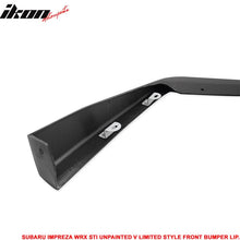Load image into Gallery viewer, 2015-2017 Subaru WRX STI V-Limited Style Front Bumper Lip Spoiler PP