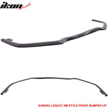Load image into Gallery viewer, 2013-2014 Subaru Legacy SM Style Black Front Bumper Lip Spoiler PU