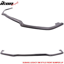 Load image into Gallery viewer, 2013-2014 Subaru Legacy SM Style Black Front Bumper Lip Spoiler PU