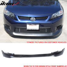 Load image into Gallery viewer, 2011-2013 Scion tC Five Design Style Front Lip Splitter Chin Spoiler