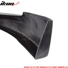 Load image into Gallery viewer, 2011-2013 Scion tC Five Design Style Front Lip Splitter Chin Spoiler