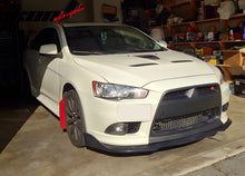 Load image into Gallery viewer, 2009-2014 Lancer Ralliart CS Style Front Lip Bumper Lower Spoiler PU