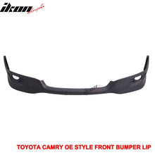 Load image into Gallery viewer, 2010-2011 Toyota Camry Unpainted PU Front Bumper Lip Spoiler