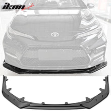 Load image into Gallery viewer, 2020-2022 Toyota Corolla SE XSE 4Dr IKON Style Front Bumper Lip PP 3PC