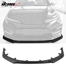 Load image into Gallery viewer, 2020-2022 Toyota Corolla SE XSE 4Dr IKON Style Front Bumper Lip PP 3PC
