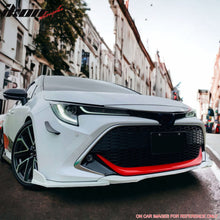 Load image into Gallery viewer, 2019-2021 Toyota Corolla Auris 3rd 5-Door Gloss Black Front Bumper Lip
