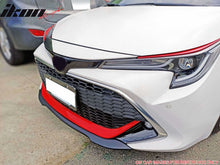 Load image into Gallery viewer, 2019-2021 Toyota Corolla Auris 3rd 5-Door Matte Black Front Bumper Lip