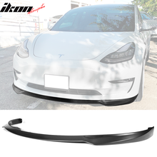 Load image into Gallery viewer, 2017-2023 Tesla Model 3 Front Lip Spoiler PP IKON Style