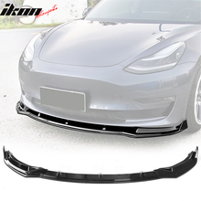 Load image into Gallery viewer, 2017-2023 Tesla Model 3 IKON Style Front Bumper Lip PP