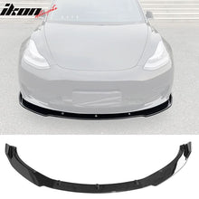 Load image into Gallery viewer, 2017-2023 Tesla Model 3 4DR IKON Front Bumper Lip PP