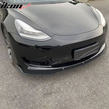 Load image into Gallery viewer, 2017-2023 Tesla Model 3 4DR IKON Front Bumper Lip PP