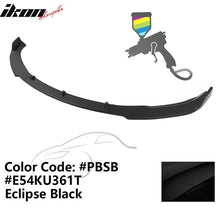 Load image into Gallery viewer, 2017-2023 Tesla Model 3 IKON Style Painted Front Bumper Lip PP