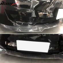 Load image into Gallery viewer, 2017-2023 Tesla Model 3 Track Pack Gloss Black Front Lip Carbon Fiber