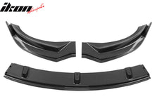 Load image into Gallery viewer, 2024-2025 Tesla Model 3 IKON Style 3PC Front Bumper Lip PP