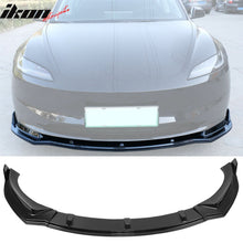 Load image into Gallery viewer, 2024-2025 Tesla Model 3 IKON Style 3PC Front Bumper Lip PP