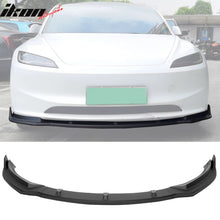 Load image into Gallery viewer, 2024-2025 Tesla Model 3 IKON Style 3PC Front Bumper Lip PP