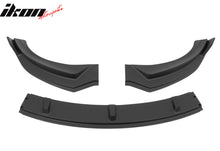 Load image into Gallery viewer, 2024-2025 Tesla Model 3 IKON Style 3PC Front Bumper Lip PP