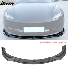 Load image into Gallery viewer, 2024-2025 Tesla Model 3 IKON Style 3PC Front Bumper Lip PP