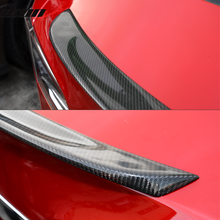 Load image into Gallery viewer, 2012-2016 Tesla Model S Front Bumper Lip &amp; OE Trunk Spoiler CF