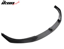 Load image into Gallery viewer, 2021-2025 Tesla Model S Gloss Black V Front Bumper Lip Carbon Fiber
