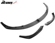 Load image into Gallery viewer, 2021-2025 Tesla Model S Gloss Black V Front Bumper Lip Carbon Fiber