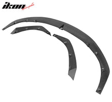 Load image into Gallery viewer, 2021-2025 Tesla Model S Gloss Black V Front Bumper Lip Carbon Fiber