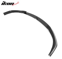 Load image into Gallery viewer, 2021-2025 Tesla Model S Gloss Black V Front Bumper Lip Carbon Fiber
