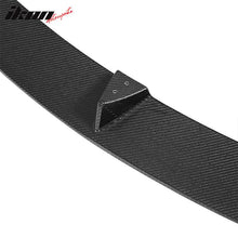 Load image into Gallery viewer, 2021-2025 Tesla Model S Gloss Black V Front Bumper Lip Carbon Fiber